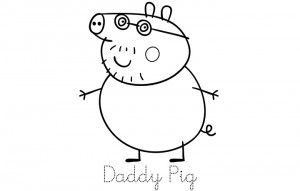 immagine da colorare peppa pig009